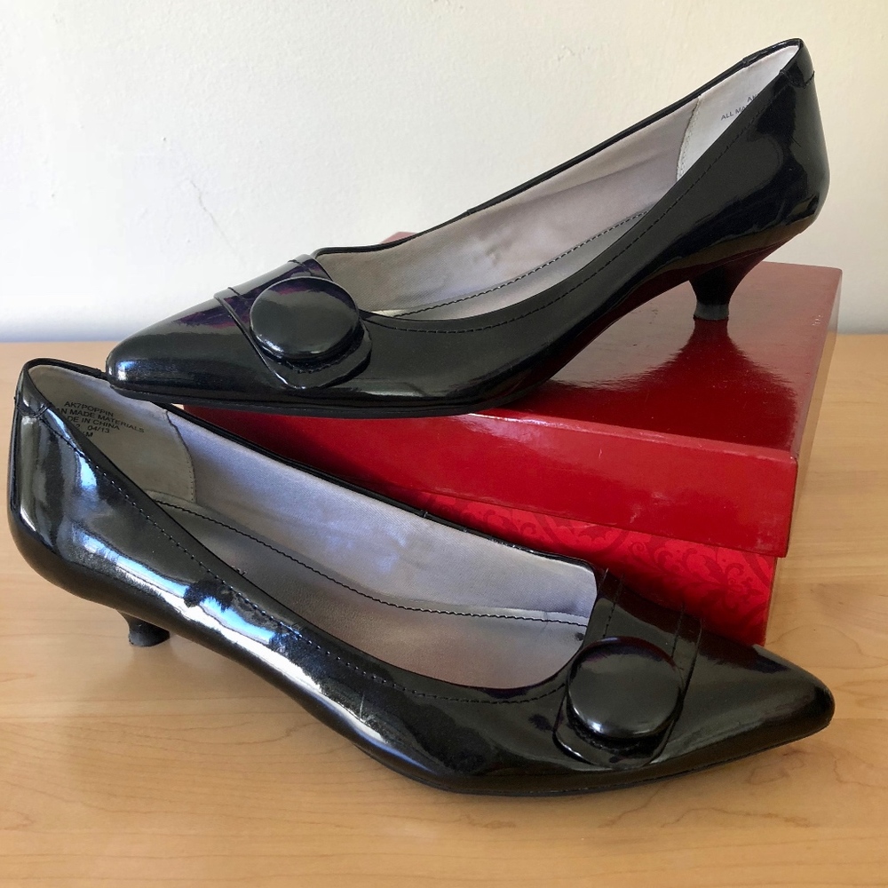 Anne Klein iFlex Black Dress Shoes Size 8.5